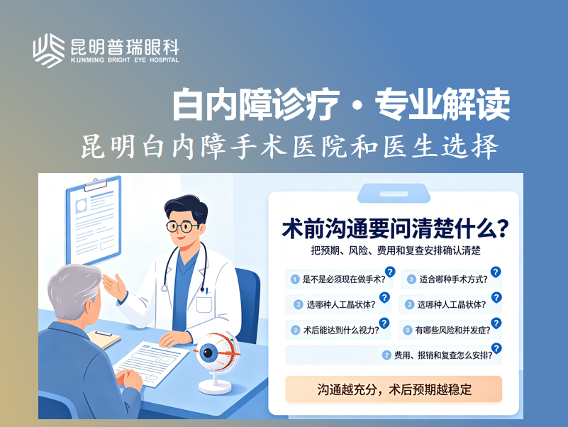 昆明做白内障手术哪家医院好？复杂性白内障的手术能力对比