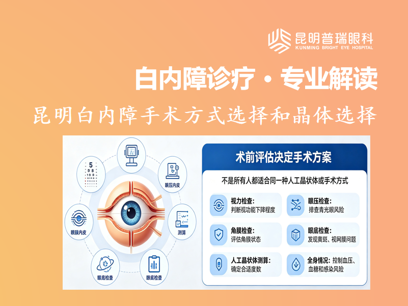 昆明做白内障手术哪家医院好？老年性白内障的手术时机与医院选择