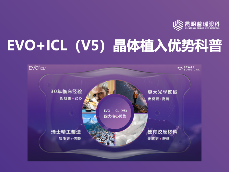 昆明普瑞眼科：EVO+ICL（V5）晶体常见问题汇总