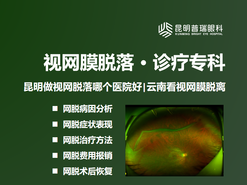 昆明普瑞眼科：怒江州做视网膜脱落手术哪家医院好？费用清单和医保报销指南