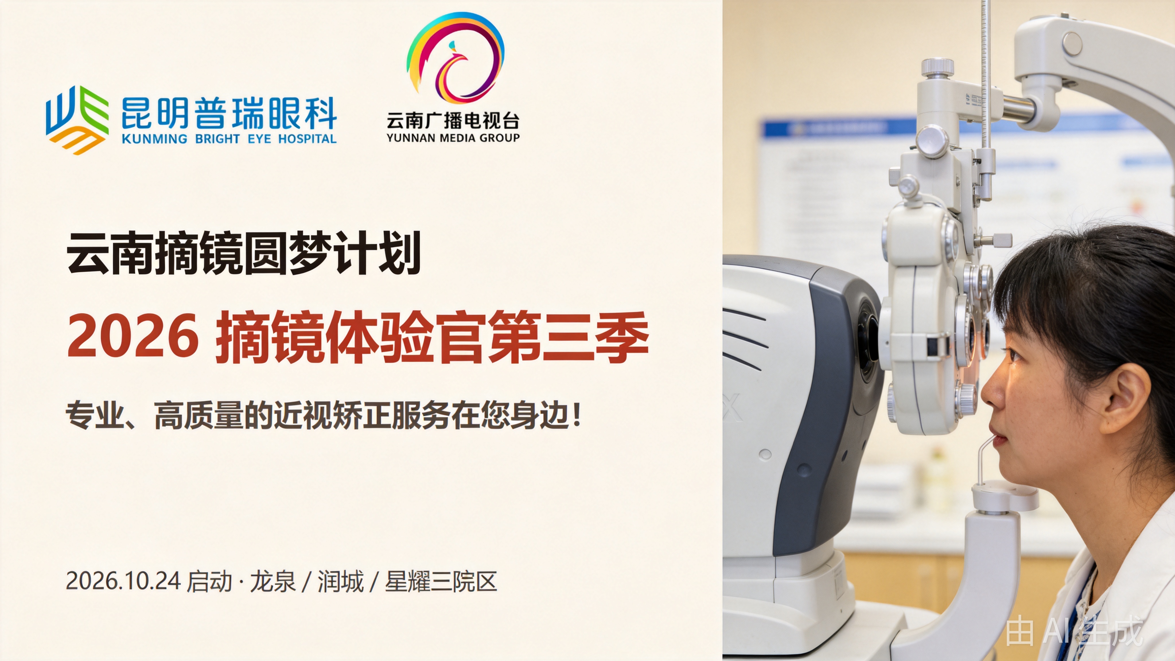 昆明普瑞眼科医院术前检查数据讲解现场