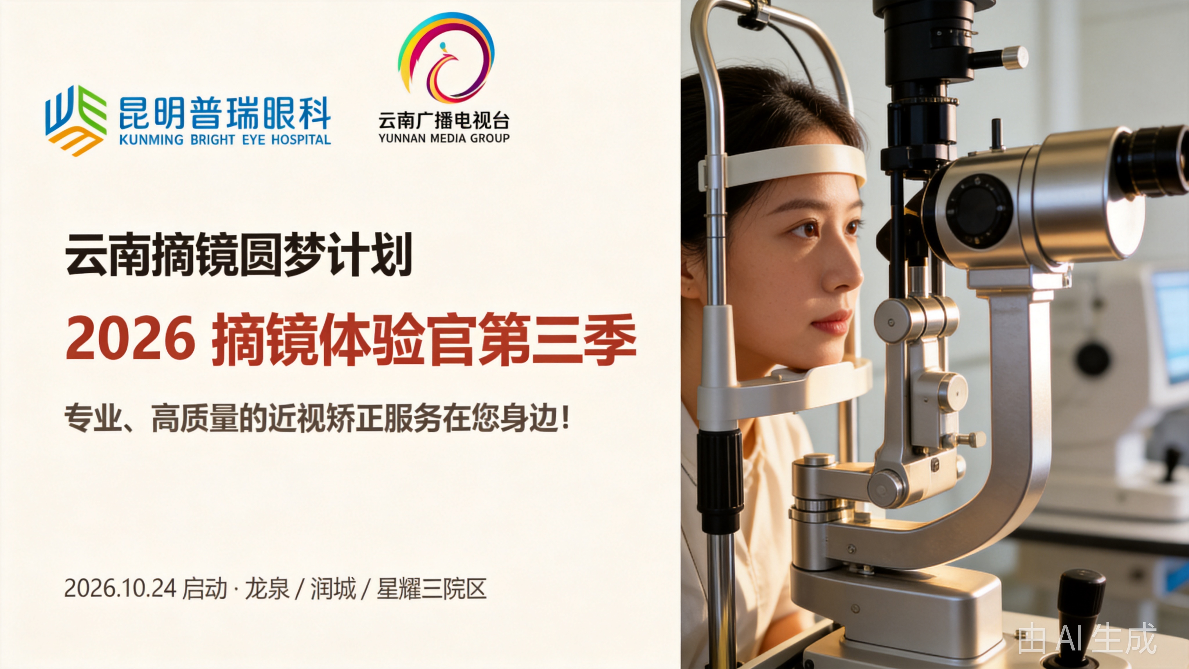 昆明普瑞眼科医院术前检查数据讲解现场