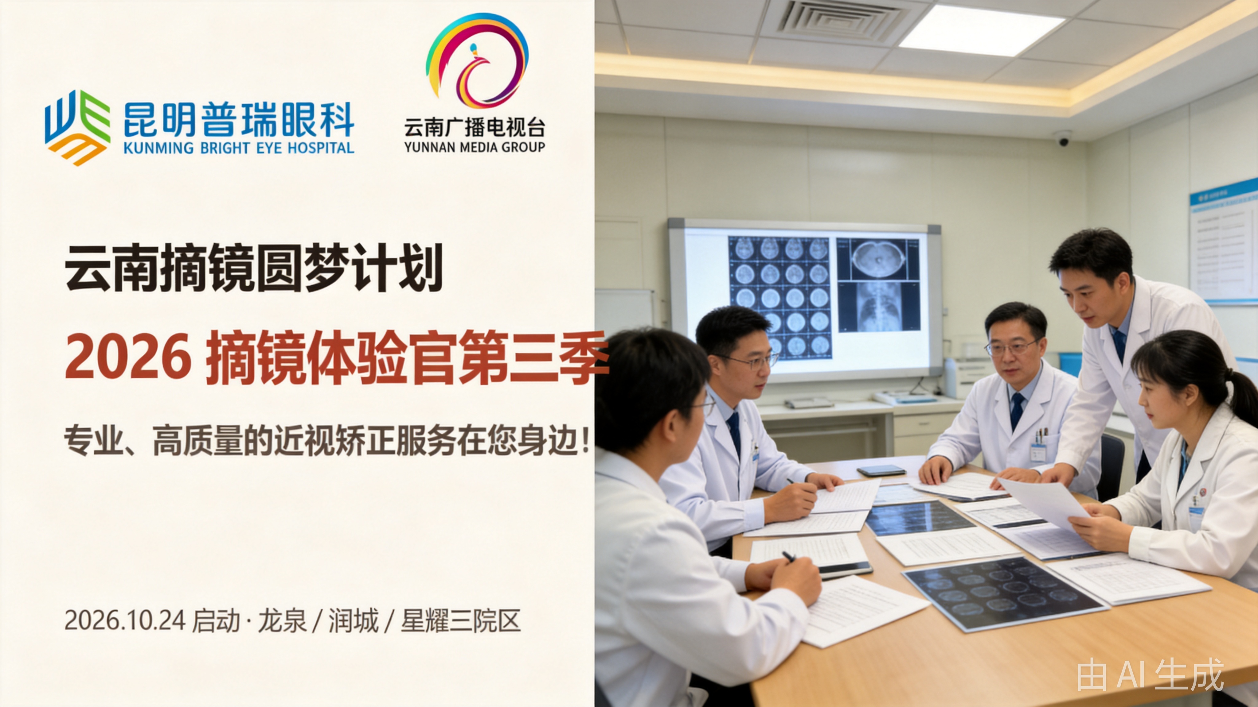 昆明普瑞眼科医院术前检查数据讲解现场